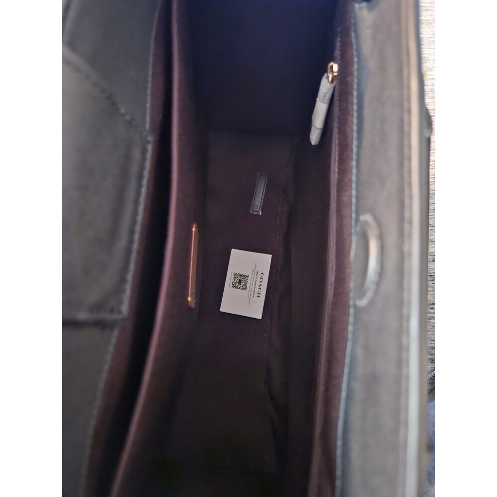 Coach Maggie Tote Bag In Signature Leather  New With Tags - Picture 5 of 12